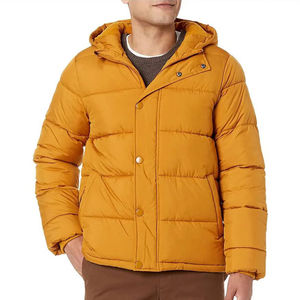 Men Premium Quilted Hooded Bubble Jacket <b>Waterproof</b> Breathable Quick Dry <b>Warm</b> Lightweight Casual Full Zip Winter Outdoor Regular - Product Image 4