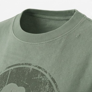 เสื้อยืดครอปท็อปผู้หญิงผ้าฝ้ายสีตามสั่ง ทรงหลวม สไตล์วิ่งออกกำลังกาย แฟชั่นสตรีทแวร์ ฟิตเนส ยิม แอคทีฟแวร์ - Product Image 4