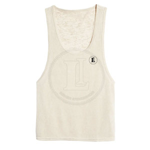 เสื้อกล้ามผู้ชายสีตามสั่ง คุณภาพสูง ระบายอากาศได้ดี ผลิตจากผ้าฝ้าย 100% บริการ OEM สินค้ามาใหม่ ผลิตในปากีสถาน - Product Image 5