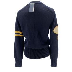 Logos brodés B2B sur des pulls à col en V de haute qualité pour les sororités/fraternités/écoles/collèges/universités, logos sur les cardigans - Product Image 4