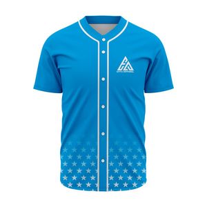 Maillot de baseball personnalisé 2026 respirant et imprimé, très populaire, pour uniforme de baseball adulte, 100 % polyester, vêtements de sport pour hommes - Product Image 2