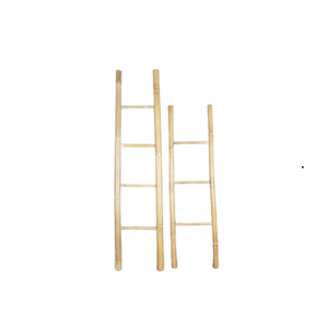Natural Vietnam bamboo <b>ladder</b> for home <b>bathroom</b> decor <b>towel</b> rack display handcrafted sustainable rustic lightweight furniture - Product Image 1