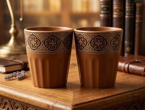 Vintage <b>Ceramic</b> Kulhad Serving Tea & Coffee 75ml Eco-Friendly Home Use - Product Image 1