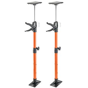 Set da 2 Aste di Supporto Telescopiche in Acciaio da 21,3-60 Pollici, Asta di Sostegno Rapido per Armadi, Sistema a Terza Mano, Asta di Supporto Regolabile, Capacità 154 Libbre - Product Image 6