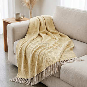 Blush Pink Handloom Cotton <b>Throw</b> with Delicate Check Design and Fringe <b>for</b> Sofa <b>Chair</b> Bedroom and Soft Contemporary Décor - Product Image 5