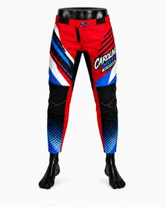 Combinaisons de motocross pour hommes CAROLINA de haute qualité, imprimées avec des dégradés de couleurs estivales, % polyester, séchage rapide, respirantes, pour la course - Product Image 4