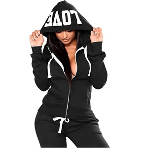 Survêtements de luxe pour femmes, automne-hiver, écologiques, personnalisés, avec strass, rose uni, fermeture éclair, séchage rapide, haute qualité, légers - Product Image 2
