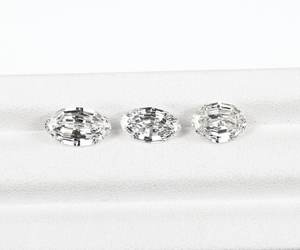 Diamant cultivé en laboratoire, certifié IGI, blanc, forme ovale, clarté VVS-VS, pour la fabrication de bijoux, bague de fiançailles ou boucles d'oreilles - Product Image 6