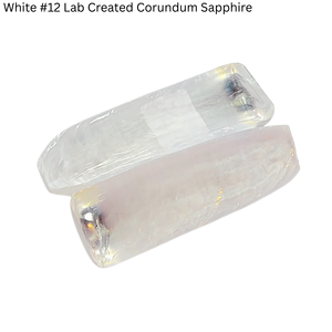 # 12 boules de saphir corindon blanc synthétique cultivé en laboratoire, fusion par flamme simulée, 100 grammes - Product Image 5