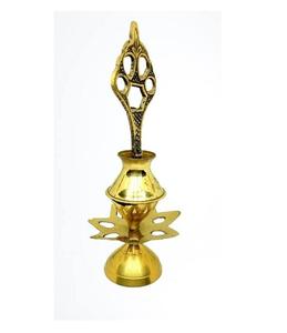 Surmedani Tradicional de Latón Amarillo Hecho a Mano con Diseño Antiguo Único - Product Image 1