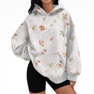 Women’s Loose Fit Hoodie Oversized <b>Leopard</b> <b>Sweatshirt</b> Casual Long Sleeve Pullover Design Comfortable Daily Wear - Product Image 1