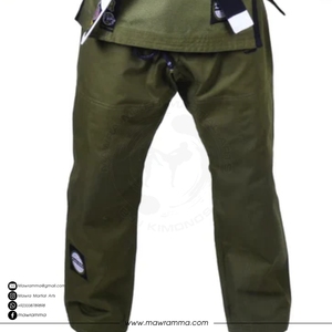 ชุดยิวยิตสูเกรดอะคาเดมี ผ้าฝ้าย 100% ทอลายเพิร์ลวีฟ ปักโลโก้ได้ตามต้องการ ชุดยิวยิตสูบราซิลเลียน สำหรับนักกีฬามืออาชีพ ชุดฝึกซ้อม - Product Image 5