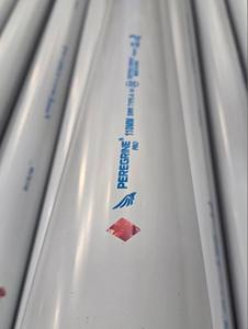 Tuyau de drainage rigide en PVC de 110 mm, diamètre 3 pouces, longueur 3 mètres, classe SN2, gris, à joint à pousser, extrémité droite - Product Image 4