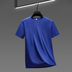 High-end 7A Antibacterial Breathable Men's Short Sleeve T-Shirt 100% Australian Merino <b>Wool</b> Four-Way Stretch Summer Comfortable - Product Image 3