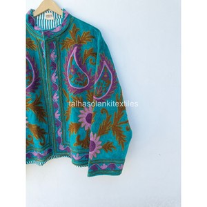 Wholsale Suzani <b>Velvet</b> <b>Jacket</b> Handmade Floral Embroidery <b>Jacket</b> Boho Hippie <b>Jacket</b> Inside Cotton Iining <b>Jacket</b> Winter <b>Jacket</b> - Product Image 2
