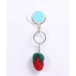Llaveros y Anillos de Llavero de Fieltro con Forma de Fresa, Juego de 15 Piezas - Product Image 1