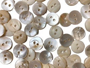 2 Hole Sewing <b>Buttons</b> Natural Shell <b>Buttons</b> Color Indian <b>Mother</b> <b>of</b> <b>Pearl</b> <b>Buttons</b> 10mm Round - Product Image 6