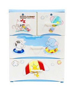 Armario de Almacenamiento de Plástico Multiusos con 3 Cajones, Organizador Impermeable y Duradero para Ropa, Dormitorio, Baño y Uso Doméstico - Product Image 2