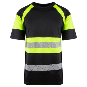 Hochwertige Herren Reflektierende Sicherheits-Konstruktions-Kurzarm-T-Shirts mit Hoher Sichtbarkeit für Bauarbeiter - Product Image 1
