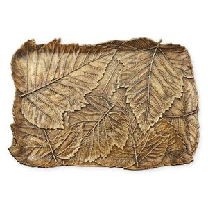 Wholesale Luxury Handmade Gold Elegant Aluminum Serving <b>Tray</b> Decorative Serving Platter for Wedding & Home Decor Table top <b>Tray</b> - Product Image 5