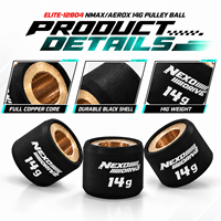 ORIGINAL MOKOTO ELITE-12804 NMAX/AEROX NEXO DRIVE PULLEY BALL 3PCS FLY BALL 14G pour moto NMAX/AEROX