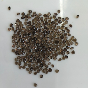 ควอตซ์สีน้ำตาลธรรมชาติ 3 มม. รูปหัวใจ คุณภาพดีที่สุด พลอยหลวมสำหรับทำเครื่องประดับ ผลิตภัณฑ์จากเรดเมาน์เทน เจมส์ - Product Image 1