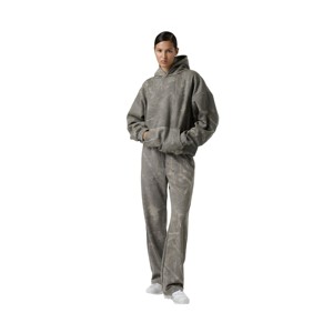 Conjunto Deportivo de 2 Piezas para Mujer, Invierno 2026, Pantalones Deportivos y Sudadera con Capucha, Manga Larga, Cintura Elástica, 100% Algodón, Forro Polar Grueso, Secado Rápido, Transpirable - Product Image 1