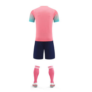 Custom High Quality Unisex Soccer Uniform Kit New Design for Collar Full Set 100% Polyester Quick Dry Factory Original <b>Hot</b> - Product Image 1
