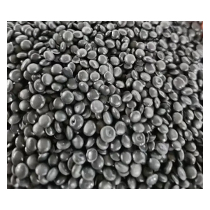 Granulés de polyéthylène HDPE recyclé de qualité industrielle, mélange noir, pour l'industrie du film soufflé et des emballages flexibles - Product Image 1
