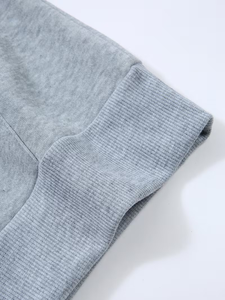 Latest Design Custom Printed Logo Plus Size Eco-Friendly Breathable Premium Casual Knitted Winter Hooded Women's Long Sleeve - Product Image 6