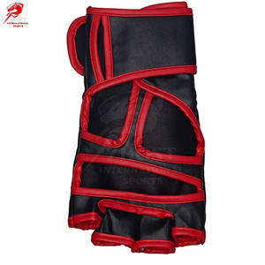 Guantes de MMA de diseño bicolor para entrenamiento en club, de alto impacto, para artes marciales mixtas y boxeo, para adultos. - Product Image 3