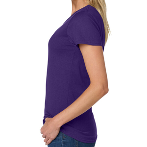 Camiseta Elástica Ajustada para Mujer, Suave y Transpirable, Manga Corta, Informal, a la Moda, con Logotipo Personalizado, Impresión OEM ODM, Ropa al por Mayor - Product Image 4