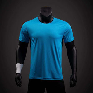 Camiseta Deportiva Unisex de Poliéster, Corte Holgado Informal, Color Sólido, Manga Corta, Transpirable, Antiarrugas, 220g, Lisa - Product Image 6