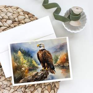 Aigle lunatique A7 taille 5x7 cartes vierges paquet de 8 avec enveloppes pour salutations - Product Image 2