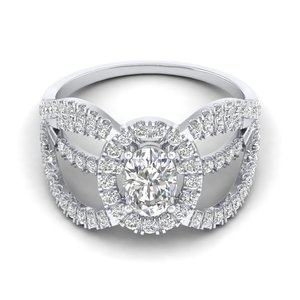Anillo de compromiso REYES de plata de ley 925 con moissanita de corte ovalado de 1.49 quilates para mujer, joyería fina de oro amarillo de 14K, precio al por mayor - Product Image 5