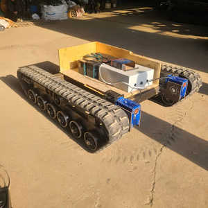 Steel Track Undercarriage Rubber Crawler Chassis <b>Remote</b> <b>Control</b> <b>Robot</b> For Construction Machinery Parts - Product Image 6