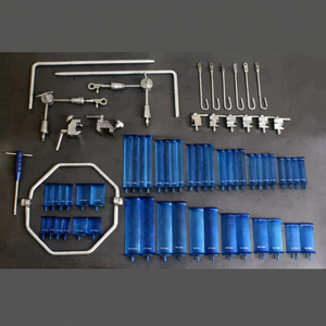 Système d'opération manuel de fusion intercorporelle lombaire antérieure (ALIF) réglable et orthopédique avec anneau rétracteur, certifié CE - Product Image 3