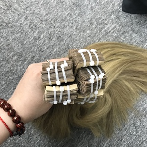 Extensions de cheveux Remy Raw Natural Straight Blonde Piano Tape-In Frontal et Bundle de VQ Company du Vietnam - Product Image 1