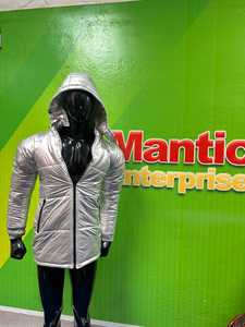 Women Winter Quilted Breathable <b>Jacket</b> Hooded Full Sleeve Thick Warm Zipper Closure Long Length Animal Print Genuine <b>Leather</b> - Product Image 2