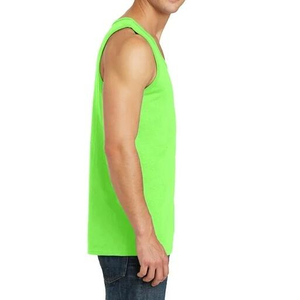 Custom Breathable O Neck Bodybuilding Tank Tops <b>Men's</b> Gym <b>Singlets</b> Cotton Activewear Fitness Wear Vest Muscle Sleeveless - Product Image 5