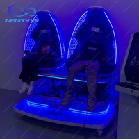 Machines de réalité virtuelle VR Simulador bon marché, plateforme de jeux vidéo 9D, équipement de salle VR, simulateur de réalité virtuelle interactif VR