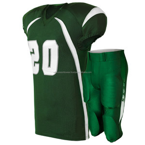 Conception personnalisée 2024 Uniformes des ligues de football américain Adultes Style Pro Ensembles de sergé respirant Maillots - Product Image 2