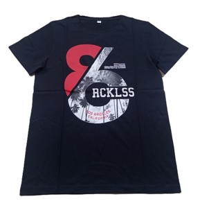 Nouveaux T-shirts personnalisés avec impression en lettres floquées, T-shirts en coton lourd, broderie, col rond, T-shirts pour hommes - Product Image 6