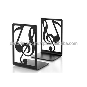 Extremos de libros decorativos, tapones de libros para libros resistentes, para estantes, Mariposa Negra de Metal bonita única, 1 par - Product Image 3