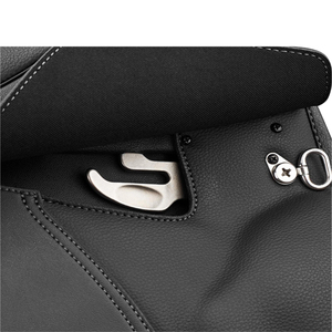 Selle d'équitation style western et anglais pour l'équitation, coussin de selle chaud et doux en fourrure, personnalisation acceptée, tissu satiné Eques - Product Image 6