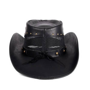 Sombrero de Vaquero para Hombre, Hecho en Pakistán, de Primera Calidad, a Rayas, Informal, de Invierno, Marca Privada, Tendencia Actual - Product Image 1