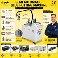 Máquina Compacta Industrial Semiautomática de Dos Componentes para el Encapsulado de Resina, para Protección de Sensores de Paquetes de Baterías y Electrónica Automotriz