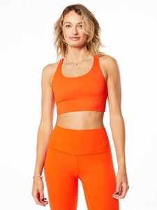 Women Yoga Sports <b>Bra</b> <b>Wide</b> Shoulder <b>Strap</b> Athletic Crop Top Fitness Gym Activewear Custom Design OEM ODM Wholesale Supplier - Product Image 2