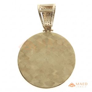Iced Out <b>Angel</b> Medallion Moissanite Pendant Yellow Gold Hip Hop <b>Charm</b> Round Halo Statement Necklace Jewelry <b>Charm</b> - Product Image 6