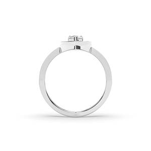 Anillo de compromiso y aniversario solitario ligero de oro macizo de 14K con diamante ovalado brillante de 0.60 quilates cultivado en laboratorio, CERTIFICADO IGI - Product Image 2